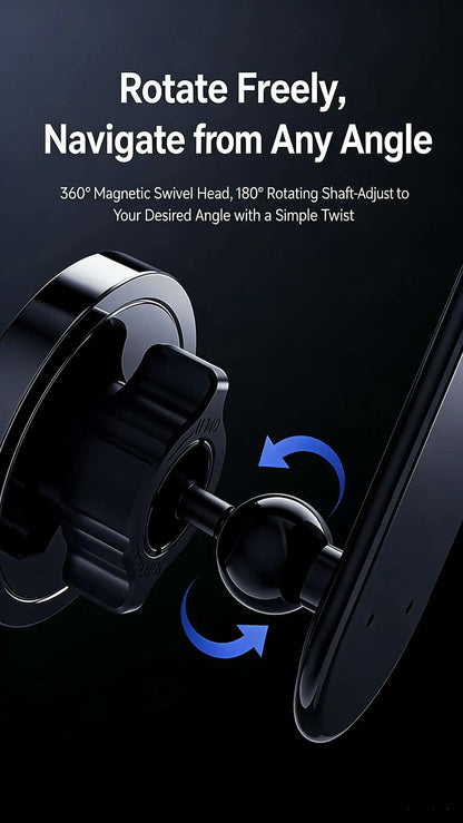 For MagSafe Wireless Car Charger Magnetic Car Phone Holder Bendable Car Phone Mount Phone Stand for iPhone 16 15 14 13