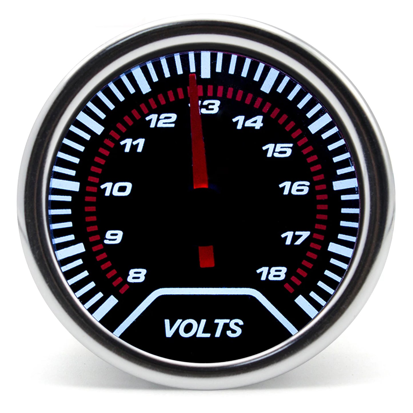 2" 52mm Universal 12V LED Smoke Len -1~0~2 BAR Turbo Boost Gauge Meter / Turbo Boost Meter with White LED Backlight For 12V Car