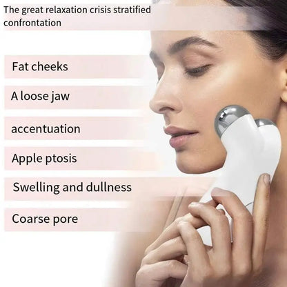 5 in 1 Microcurrent Facial Massager EMS Face Roller Device Skin Care Tool Skin Tightening Machine for Facial Skin Rejuvenation