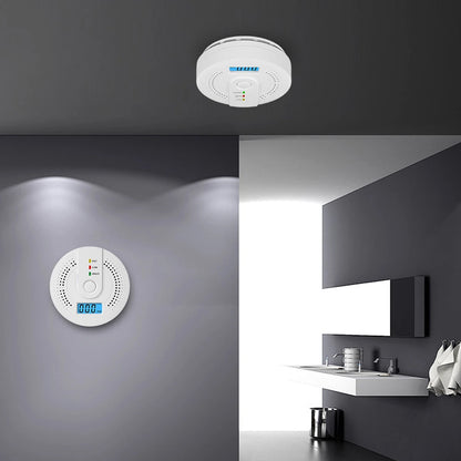 Digital Carbon Monoxide Detector Sound Warning Battery Powered CO Gas Monitor Alarm Detector Portable CO Detector Home Use