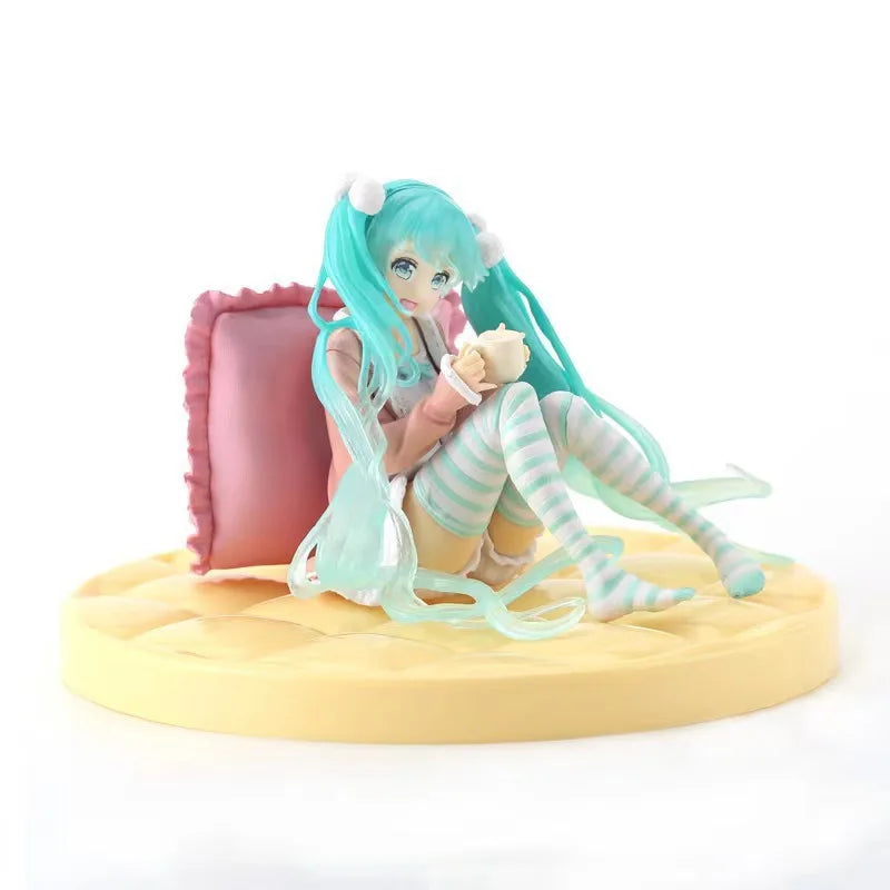 Hatsune Miku Future Anime Figure Vocaloid Kawaii Collectible Statue Model Desktop Decor Otaku Gift Doll Japanese Fans