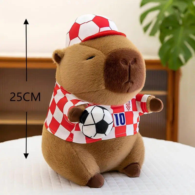 29styles Cartoon Capybara Plush Keychain Cute Stuffed Doll Toys Bag Pendant Hanging Decoration Kapila Doll Ornament Keyring Gift