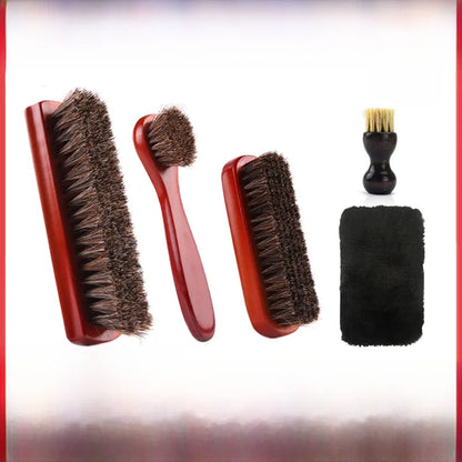 High-End  Hair Brush for Shoe And Leather Cleaning Polishing Soft Fine Bristles Dust Removal Multi-Functional Shoe Cleaner