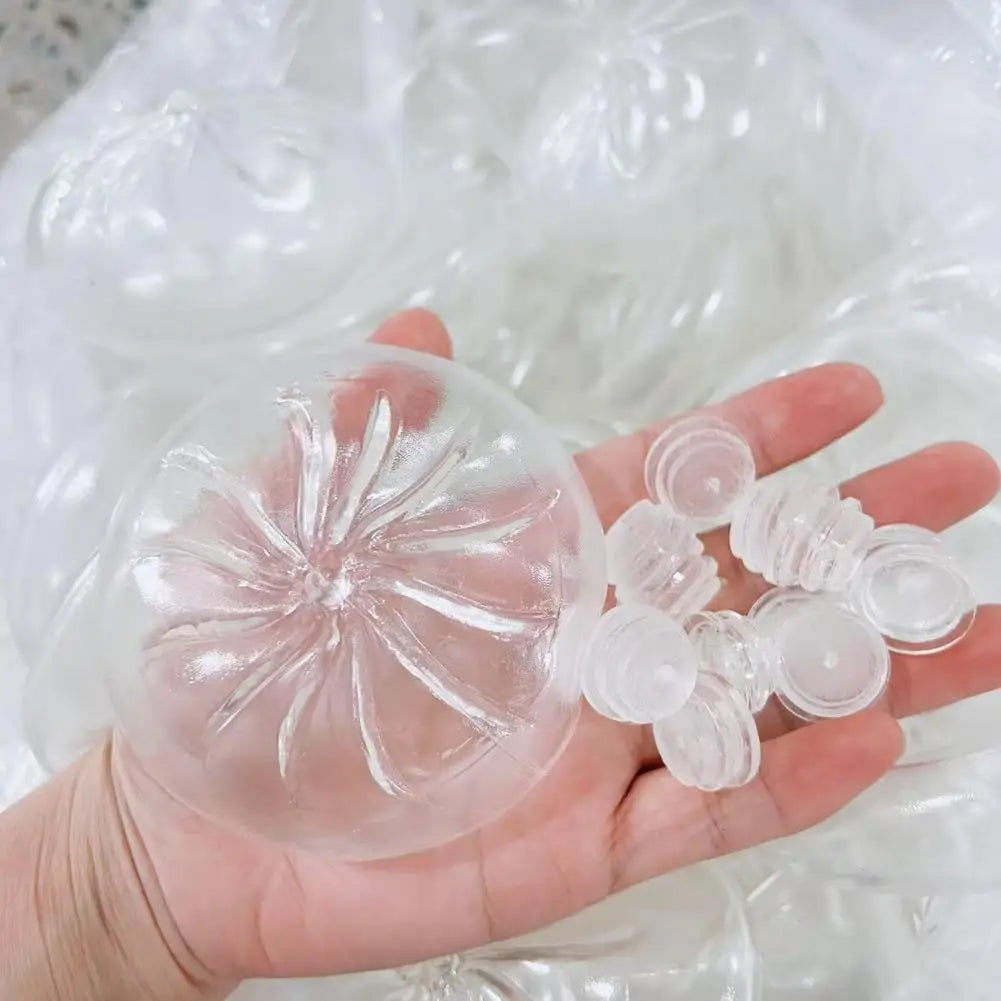 5/1PcsDIY Steamed Bun Stress Relief Toy Sensory Fidgets Toy Simulated Food Slow-rebound Decompression Toy