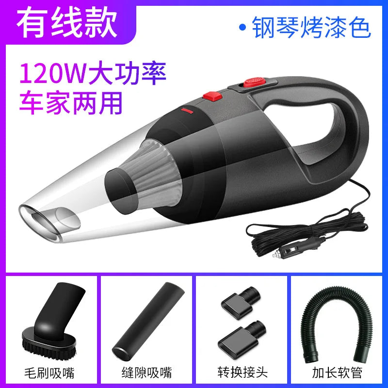 Wireless Handheld Vacuum Cleaner USB Charging Car Vacuum Cleaner Portable Wet&Dry Handheld strong Suction Cordless 12000pa