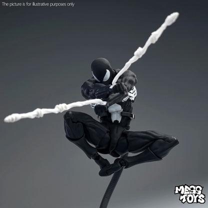 Mess Toys Spiderman Figure Black Suit Neighbor Symbiote MessToys Scarlet Neighbor Action Figure CT Toys Black Red Spider Man Toy