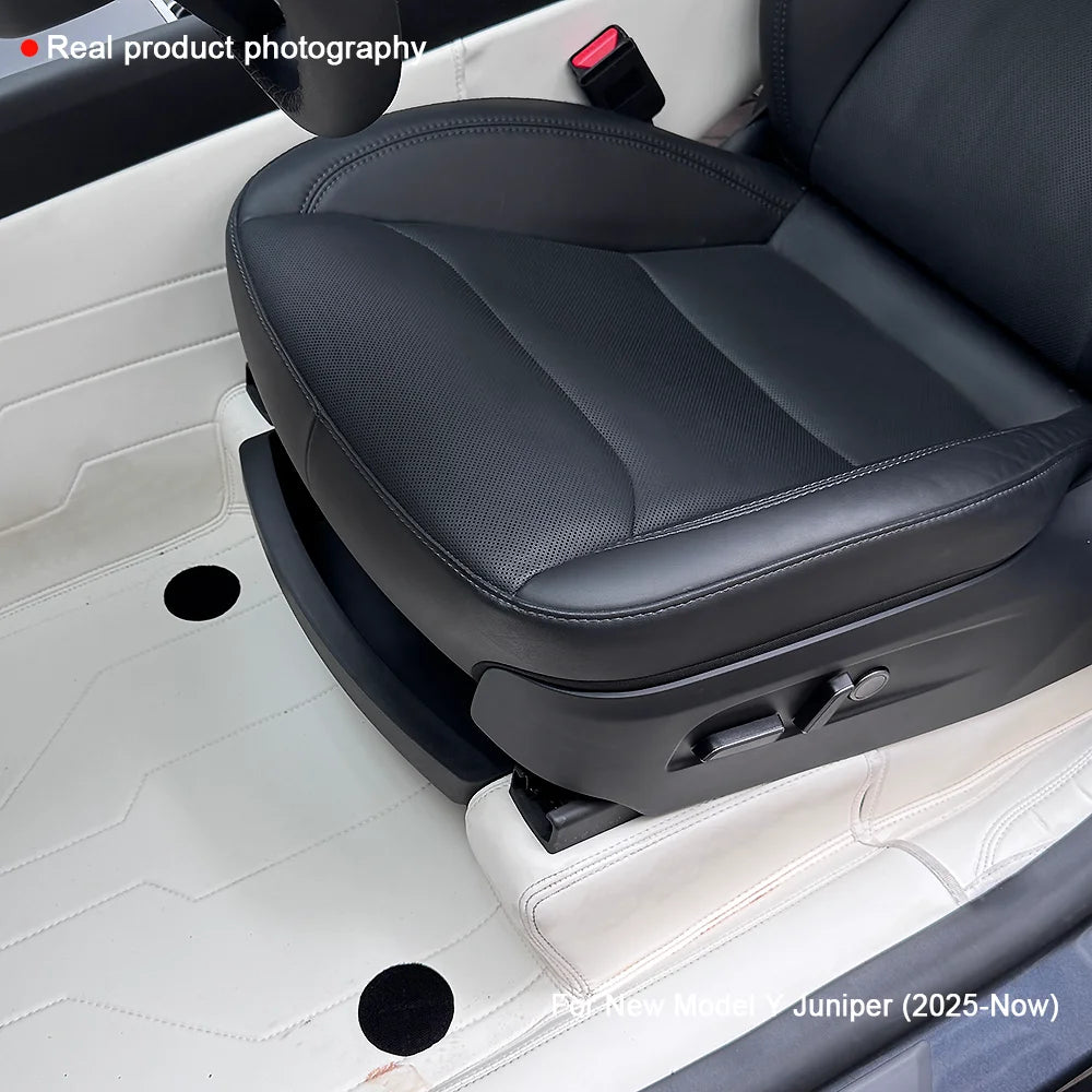 TEKSY 2 PCS For Tesla New Model Y 2025 2026 Launch Juniper Front Seats Under Seat drawer TPE Storage Box