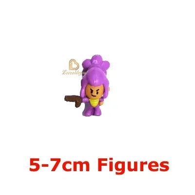 24pcs Anime Mini Figures Accessories Charms Poco Spike Nita Cute Cartoon Heroes Model Toys Game Collectibles for Children Gift