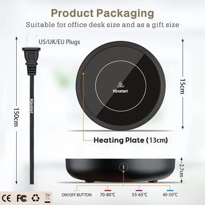 Cup Heater Coffee Mug Warmer Hot Tea Makers Heating Pad Warmer Coaster Electric Hot Plate Coffee Heater For Tea Milk