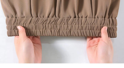 High Waist Wide Leg Pants Women's Loose Casual Straight Nine Points Super plus Size Slimming Trousers Korean Sle Spring Aut...