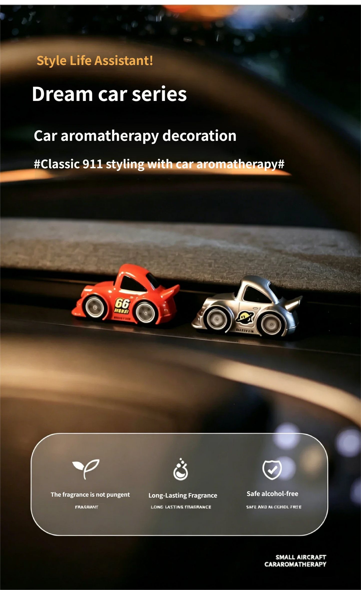 Car DIY Aromatherapy Ornaments Car Air Outlet Decoration Special Gift Car Interior Decoration Advanced Sense Car Model Decor