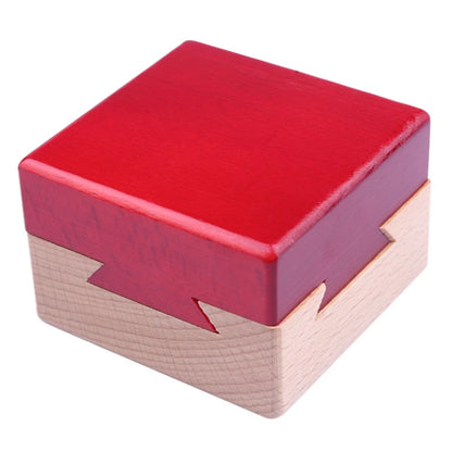 Puzzle Box Mini 3D Brain Teaser Wooden Secret Compartment Lock Box Brain Puzzle Toy for Child and Adults