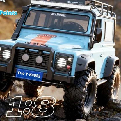 Mjx H8h Brushless Rc Crawler 1 8 Scale Large Four Wheel Drive Dual Speed Differential Lock Off Road Climbing Remote Control Car