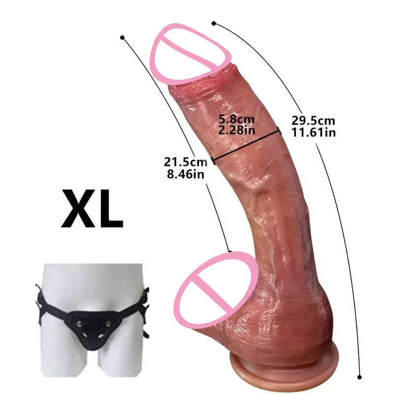 Realistic Dildo with Suction Cup Huge Dildos Adult Sex Toys for Woman Men Fake Dick Big Penis Anal Butt Plug Erotic Sex Shop 18+