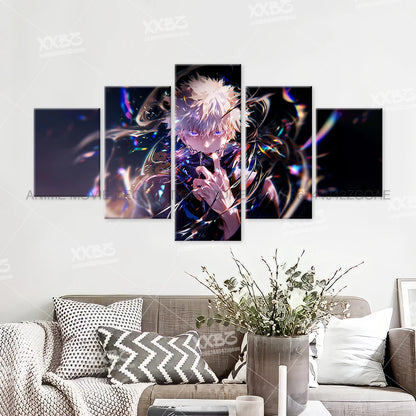 Anime Jujutsu Kaisen Character 5PCS Home Decor Canvas Paintings Pictures Wall Art Printed Poster No Frame Artwork Living Room