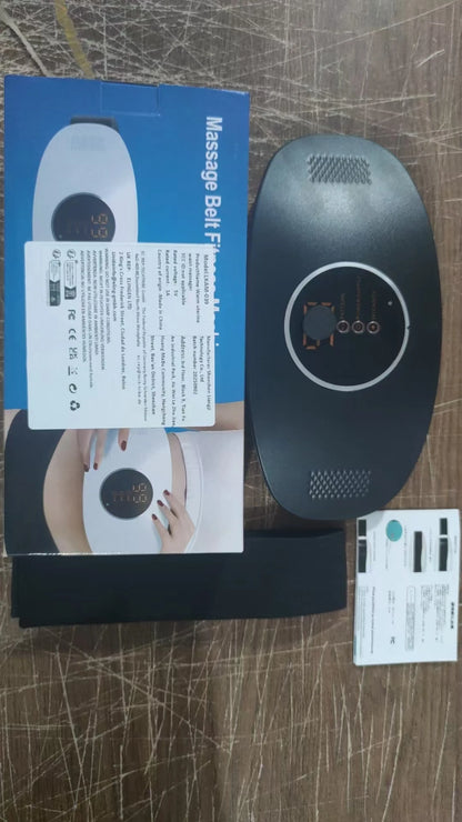 Fat Burning Abdominal Muscle Massager, Heated Waist Massage Tool, Multi-Body Use, Effective Fat Burner, Home Fitness Equipment