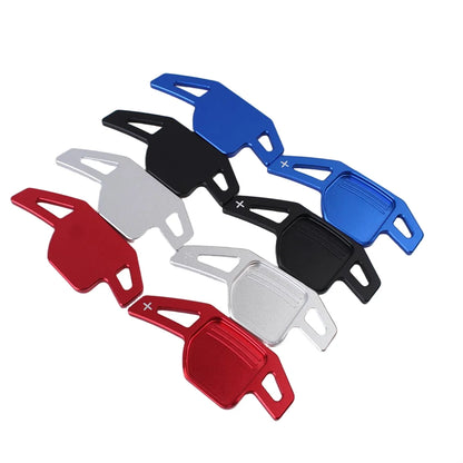 2Pcs Steering Wheel Paddles Extension Shifters For Audi A4 B8 A3 8P S3 A5 A6 S6 C6 Q5 A8 R8 TTS MK2 8J Avant DSG Car Styling