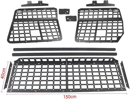 Rear Trunk Cargo Rack Shelf Storage Organizer Hanging Board Molle Panel For Mitsubishi Pajero V21 V31 V33 1991-1999 Car Styling