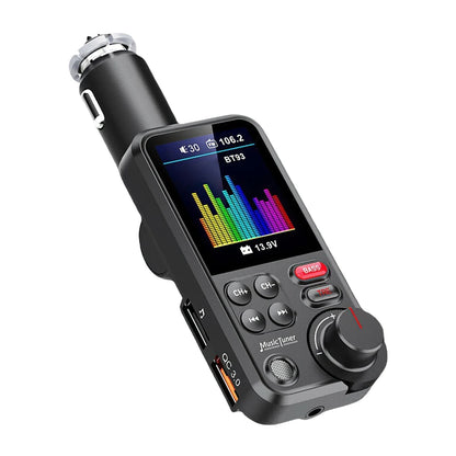1.8 Inch Music Player QC3.0 Charging Bluetooth-Compatible Handsfree Car Radio Quick Charge Adapter Car Wireless USB Fast Charger