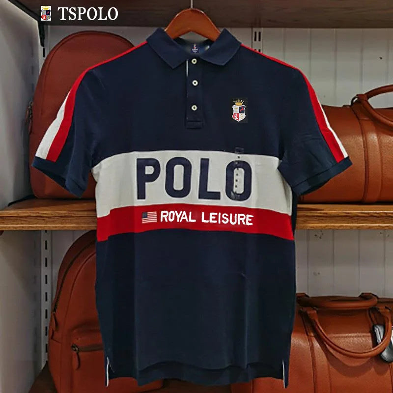 【High-quality】XS-7XL Summer Men's POLO Short Sleeve T-shirt Cool and Breathable POLO Shirt Business Casual Sweat-absorbing Top