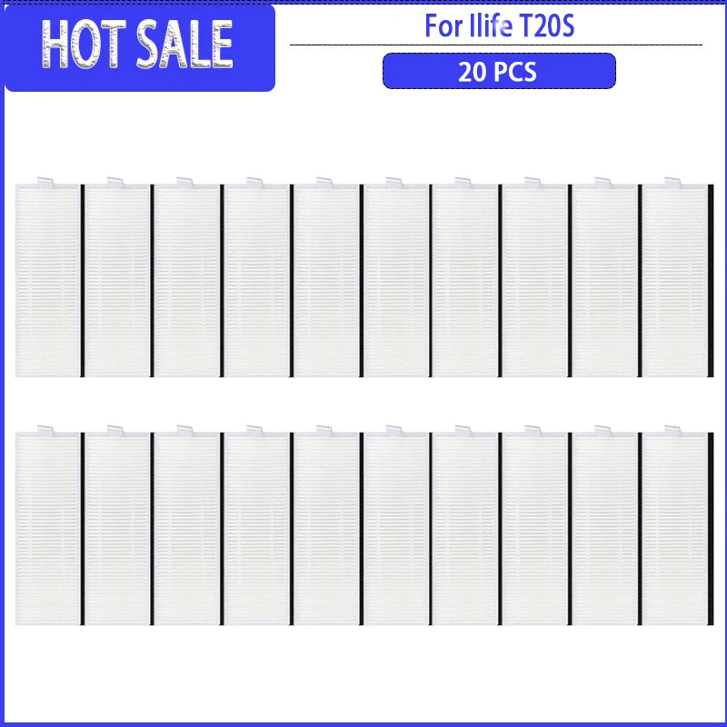 Roller Side Brush HEPA Filter For ILIFE T20s Robot Vacuum Vacuum Cleaner Replacement Spare Parts