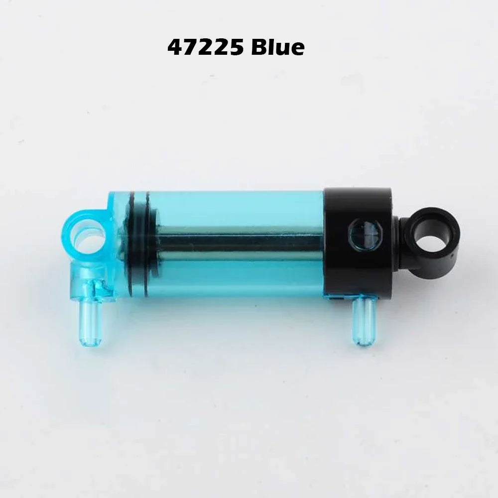 MOC Bricks Technical Parts Pneumatic Pump Small V2 with Reinforced Cylinder Hose Air Power Bricks Compatible With 8800 Blocks