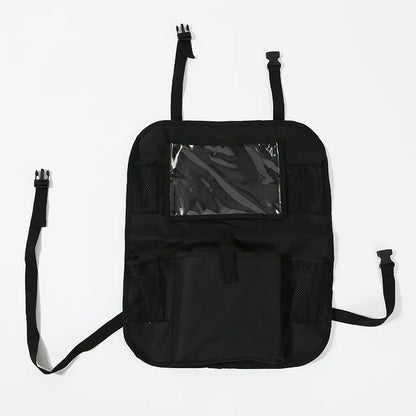 Car Seat Organizer Seat Back Storage Bag Rear Anti-wear Anti-kick Pad For FIAT 500 500C 2012 500X 500L Fiat 695 Car Accessories