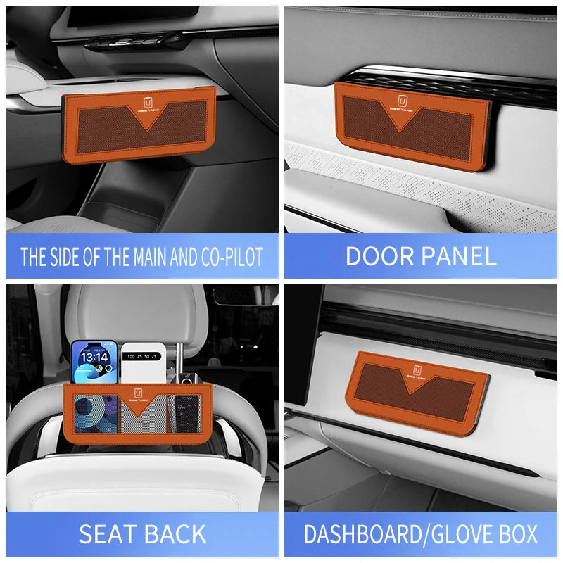 GWN TANK 300 500 Hybrid 400 700 Key Cover Accessories Car Seat Side Pocket Organizer Purse Bag Car Interior
