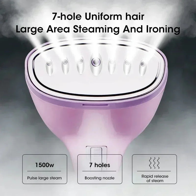 Handheld Garment Steamer 1500W Mini Portable Fast-Heat 280ml Household Vertical Steam Iron For Clothes Ironing