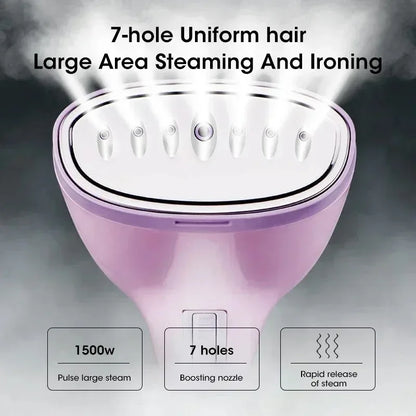 Handheld Garment Steamer 1500W Mini Portable Fast-Heat 280ml Household Vertical Steam Iron For Clothes Ironing