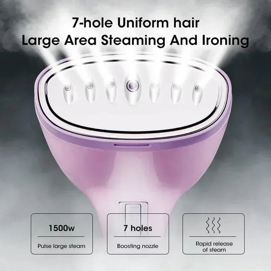 Handheld Garment Steamer 1500W Mini Portable Fast-Heat 280ml Household Vertical Steam Iron For Clothes Ironing