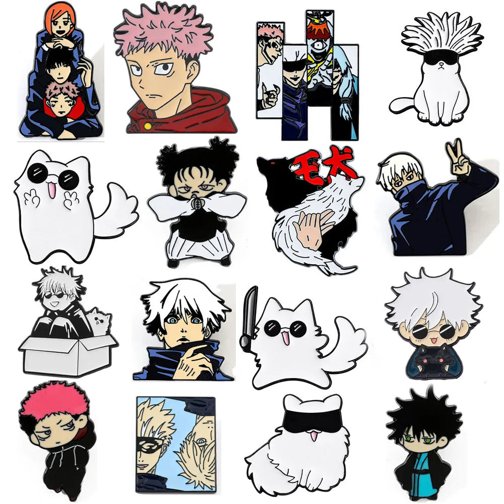 Wholesale Anime Custom Brooches Enamel Pins Cartoon PCS Lapel Badges Animal Funny Jewelry Gifts for Kids Friends