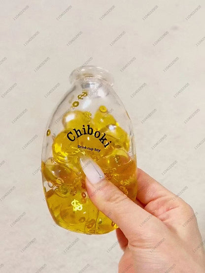 Marble Soda Bottle Fidget Toy Bottle Stress Ball Squishy Toy ASMR Sensory ADHD Autism Anti Stress Relief for Kids & Adult Gifts