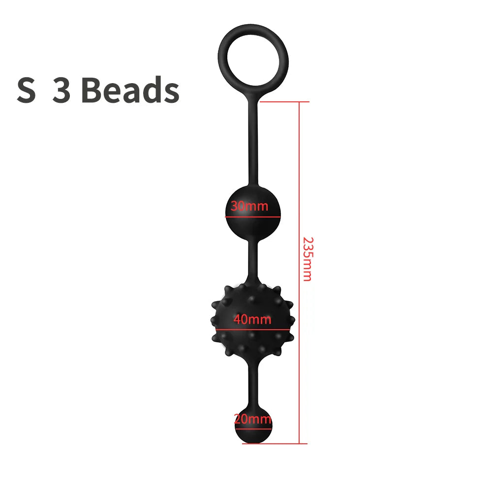 Silicone Anal Beads Dilator,Big Annals Balls,Long Ass Anus But Butt Plug,Analplug Buttplug Butplug,Analsex Prostate Sex Toys