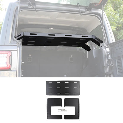 Car Trunk Cargo Rack Rear Storage Luggage Shelf Organizer Tray Basket for Jeep Wrangler JK JL 2007-2024 Interior Accessories