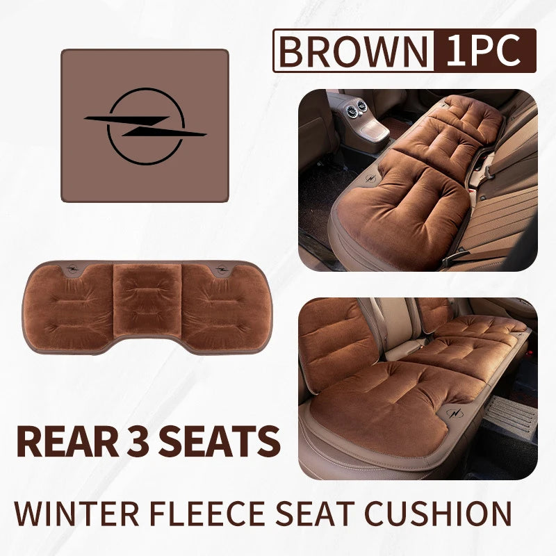 Car Seat Front Rear Winter Warm Comfort Velvet Cushion Accessories For Opel Astra G J H Insignia Zafira Corsa D C Vectra Vivaro