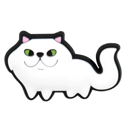 1/100pcs Cat Pin for Shoe Sphinx Orange Cat Black Cat Cute Shoe Charms for Women Girl Kids Sandal Accessories Buckle Decorations