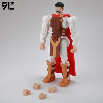9L3D Printed Invincible Tech Jacket Toys Action Figures Titan13 T13 Dummy 13 Superheroes Multi-Jointed Movable Shapeshift Toys