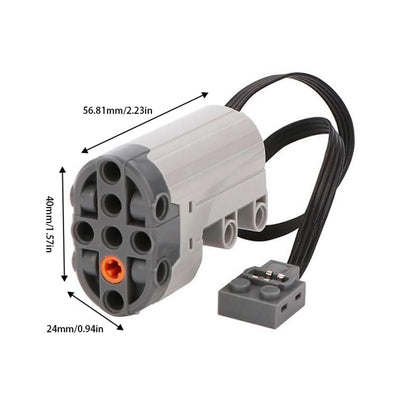 MOC Power Functions Part Building Blocks Train Track Motor Battery Box Infrared Remote Control Receiver M-motor for Legoeds