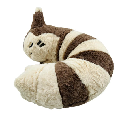 45cm Pokemon Furret Plush Toys Kawaii Sleep Furret Plush Doll Soft Stuffed Cartoon Cute Elf Neck Pillow Birthday Gift For Girls