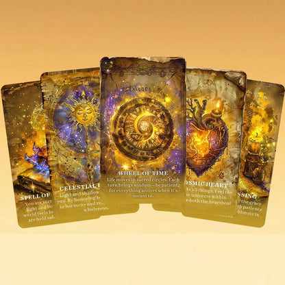 13x8 cm,Grimoire OF Shadows Oracle Cards Set, 55 Tarot Cards for Intuition & Inner Transformation Card Games