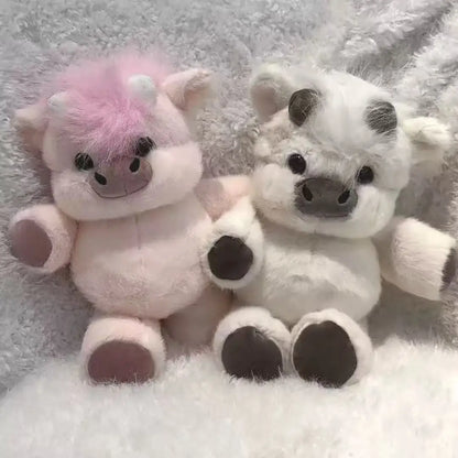 Cute Highland Calf Doll Running Little Cow Su 45-60cm Plush Toy Companion Toy Holiday Gift Decorative Ornament In Stock