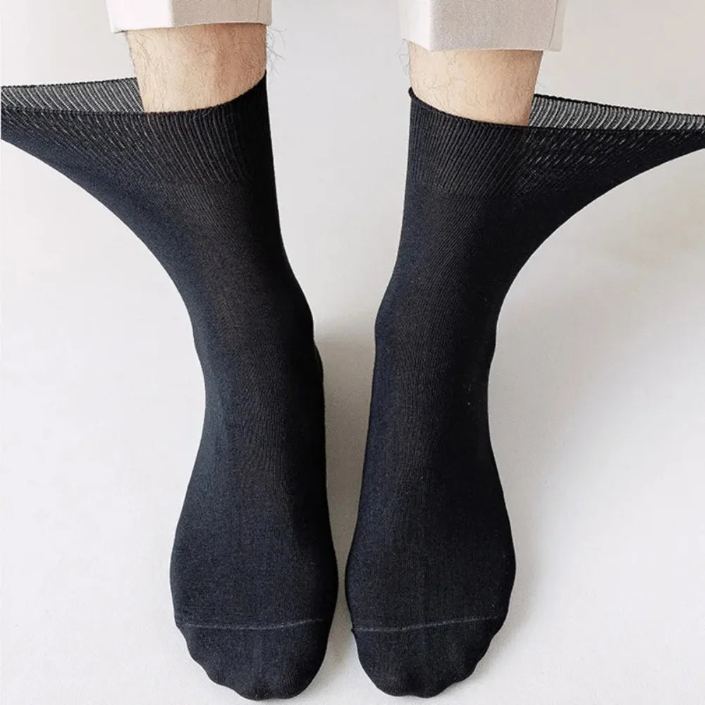 3/6Pairs Prevent Varicose Veins Socks Mens Diabetics Patients Cotton Loose Mouth Sock Man Women Comfort Meias