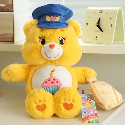 33cm Pilot Care Bears Plush Toys Cartoon Soft Animals Stuffed Dolls Girls Boys Christmas Gift Home Decoration Plush Toys