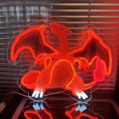 Custom Pokemon Pikachu Acrylic Neon LED Light Animes Artwork for Home Festival Party Salon Bar Hotel Business Shop,Etc.