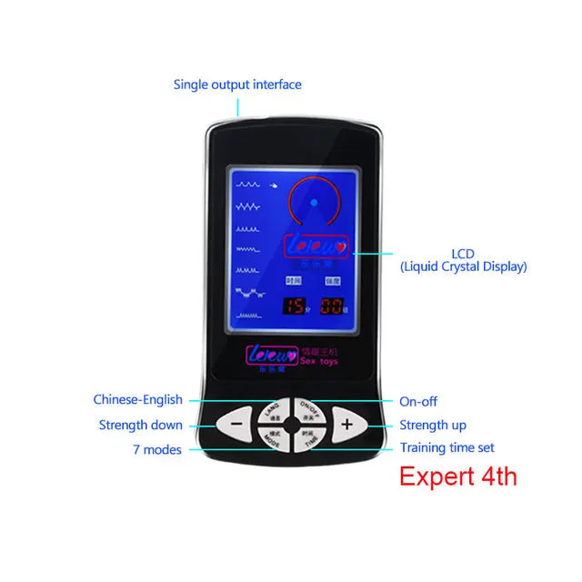 Electric Shock Bdsm Cock Sheath Ball Stretcher Host Cable E-stim Penis Ring Electro Sex Toy for Men Glans Testicle Loops Massage
