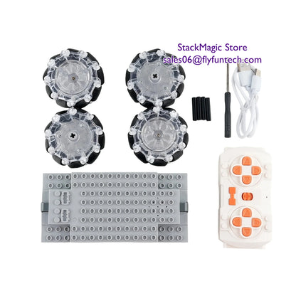 Programming Building Blocks STEAM Programming Technology Mechanical Assembly Plug-in Bricks Science and Education Toys Car