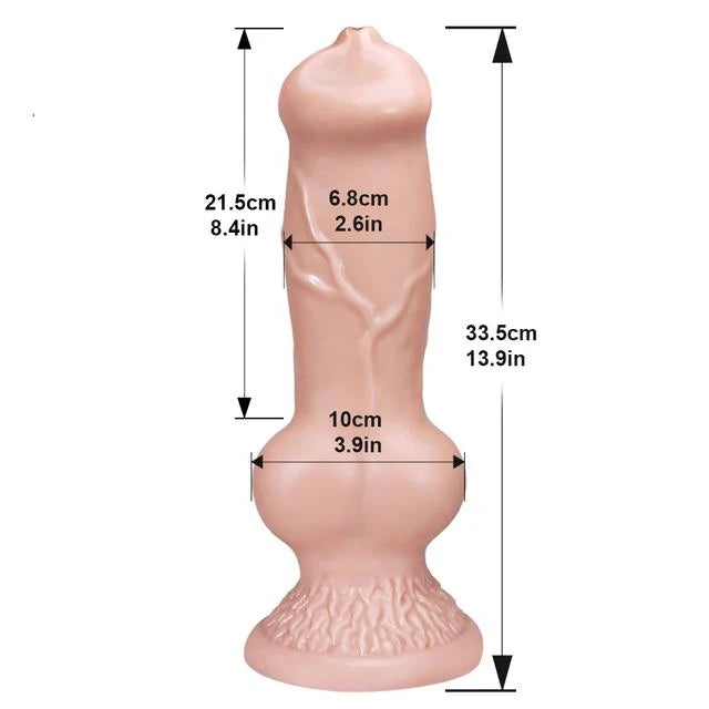 Huge Animal Dildo Anal Plug Sex Toy for Men Women Adult Supplies Large Butt Plug Dog Dildos with Suction Cup Vaginal Masturbator
