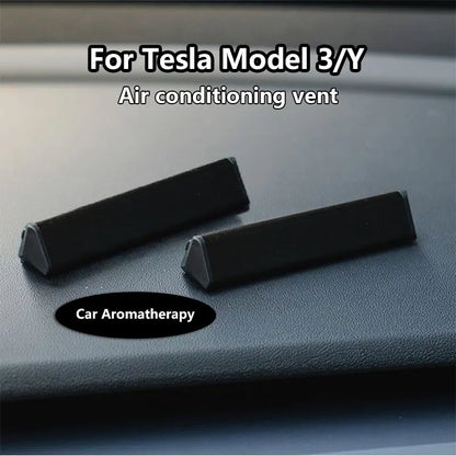 For Tesla Model 3/Y Air Freshener - Invisible Design -Automatic Deodorizer Fragrance Diffuser Car Aromatherapy Wooden Bead
