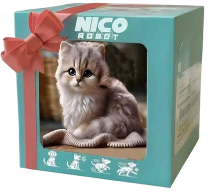Electric Walking Meowing Cat Toy - Realistic Plush Pet That Runs, 2026 Cute Gift for Kids Electronic Toys Bebes
